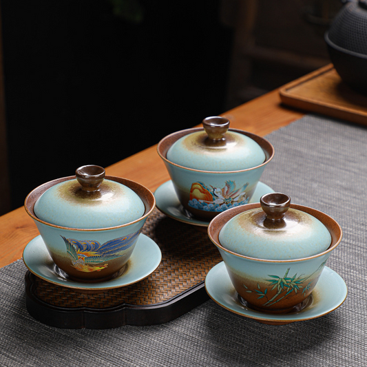 "Mutou" ceramic gaiwan