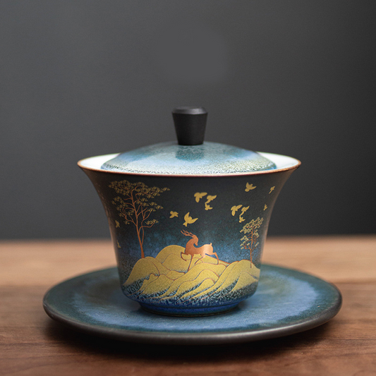 "Senlin" ceramic gaiwan